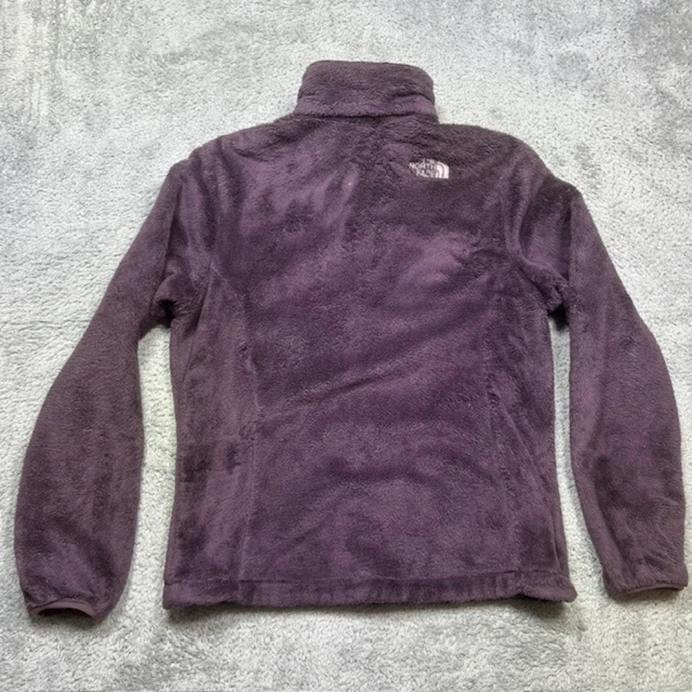The North Face Osito Fleece‎ Jacket Women's M Purple Full Zip Deep Pile